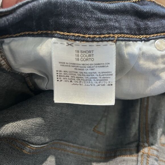 Old Navy Jeans Women's Size 18 Short Dark Blue Mid-Rise Diva Boot-Cut - Picture 5 of 14